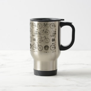 Vintage Bicycles Travel Mug