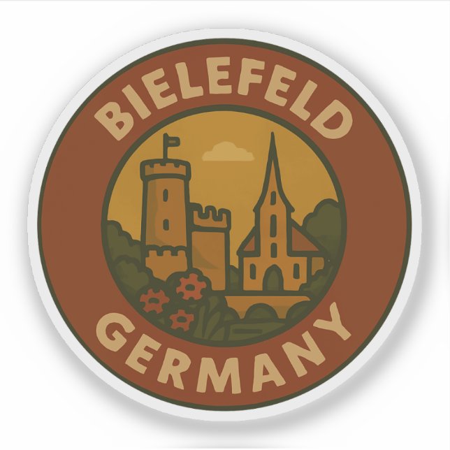 Vintage Bielefeld Germany Art (Front)