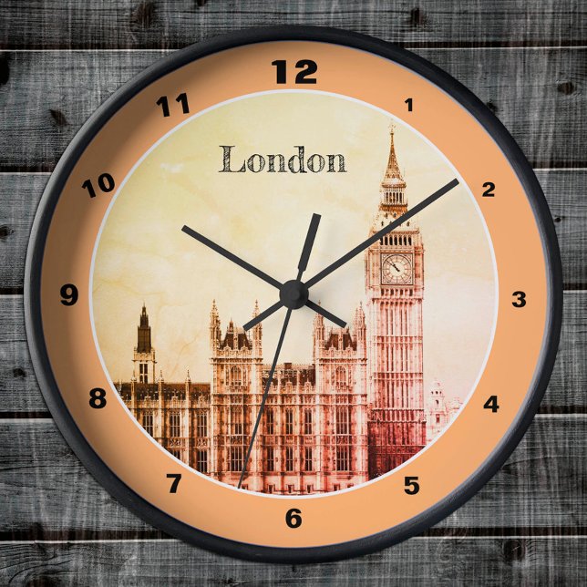 Vintage Big Ben Clock Tower & London, Westminster (Creator Uploaded)