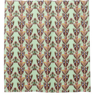Vintage Big Hair Aristocrat Shower Curtain