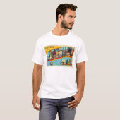 Vintage Big Letter Postcard Asheville, NC T-Shirt (Front Full)
