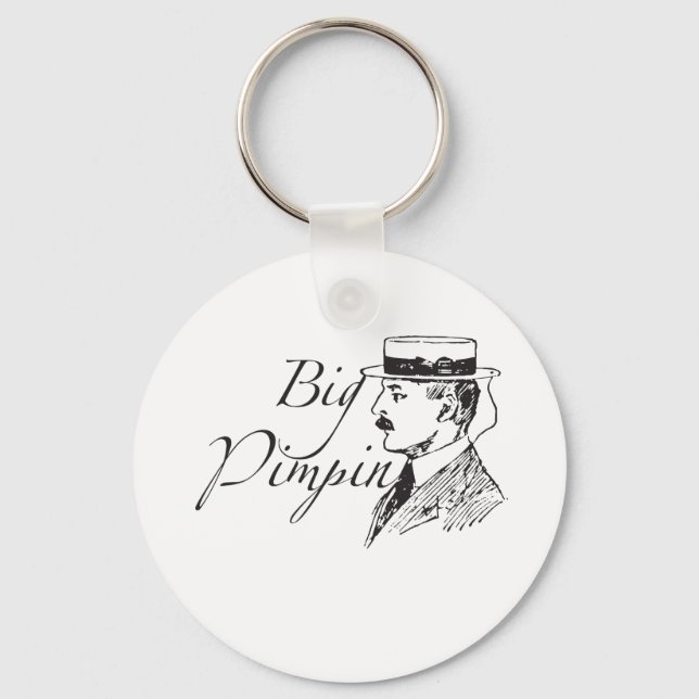 Vintage Big Pimpin Key Ring (Front)