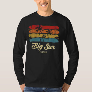 Vintage Big Sur California Palm Trees Ca Retro T-Shirt