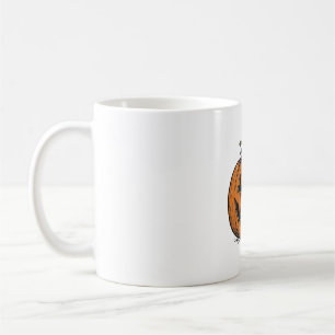 Vintage Bigfoot Pumpkin Halloween Vector Design_1 Coffee Mug