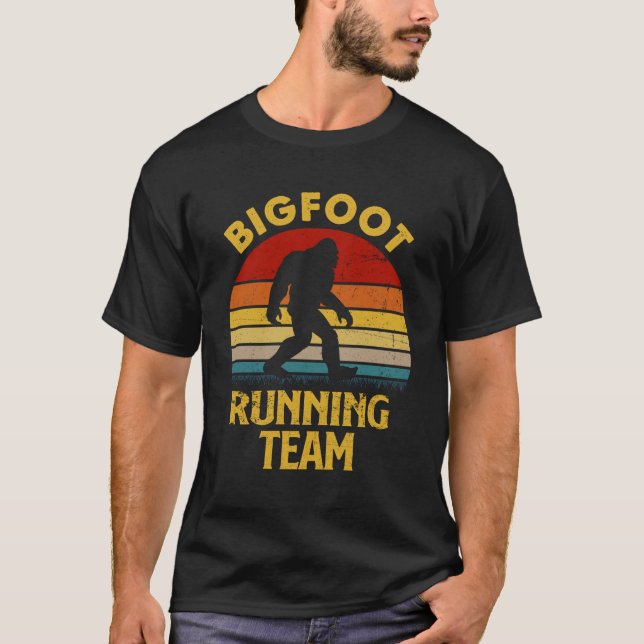 Vintage Bigfoot Running Team T-Shirt (Front)