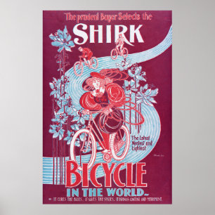 Vintage Bike Advertisement Poster