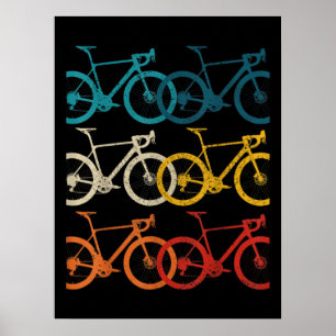 Vintage Bike Cycling Road Bike Racing Bicycle Poster