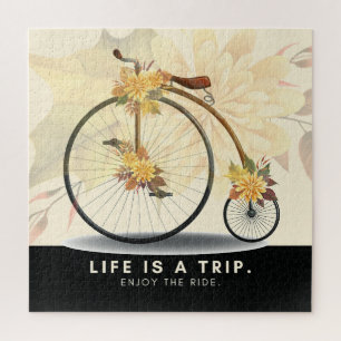 Vintage Bike   Enjoy the Ride Jigsaw Puzzle