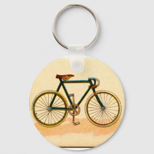 vintage bike key ring
