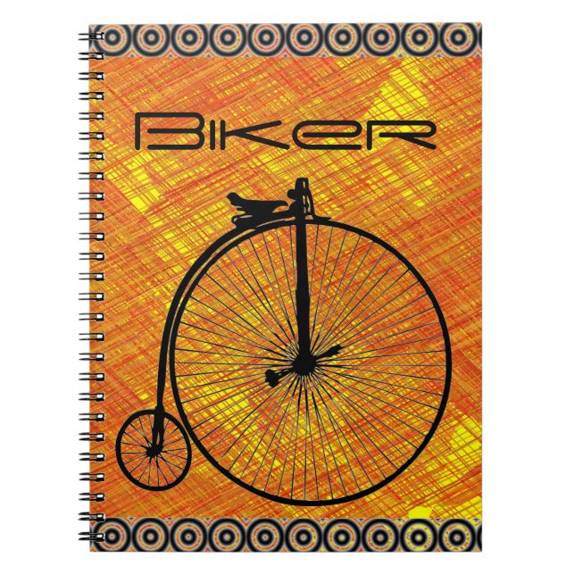 Vintage Bike Notebook (Front)