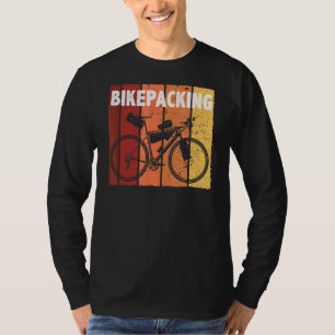 Vintage Bikepacking Graphic Design T-Shirt