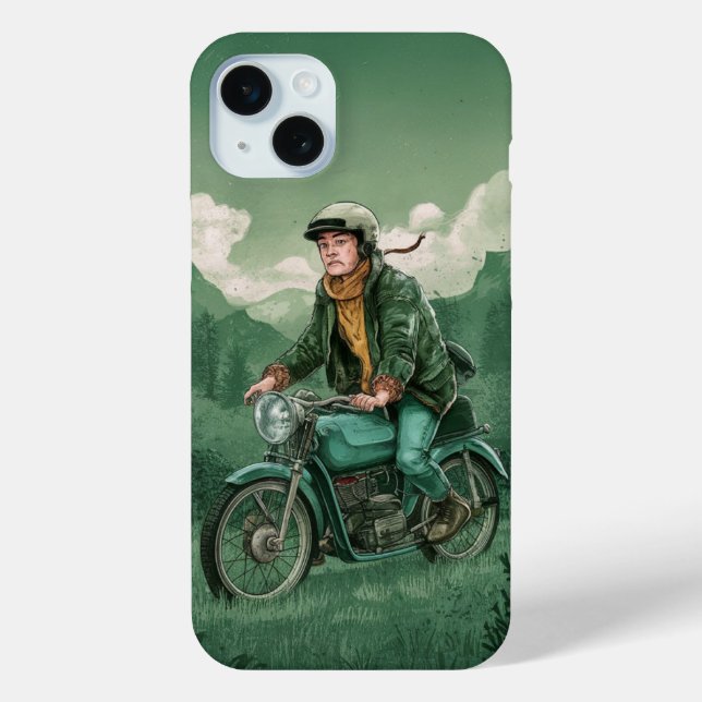 Vintage Biker  Case-Mate iPhone Case (Back)