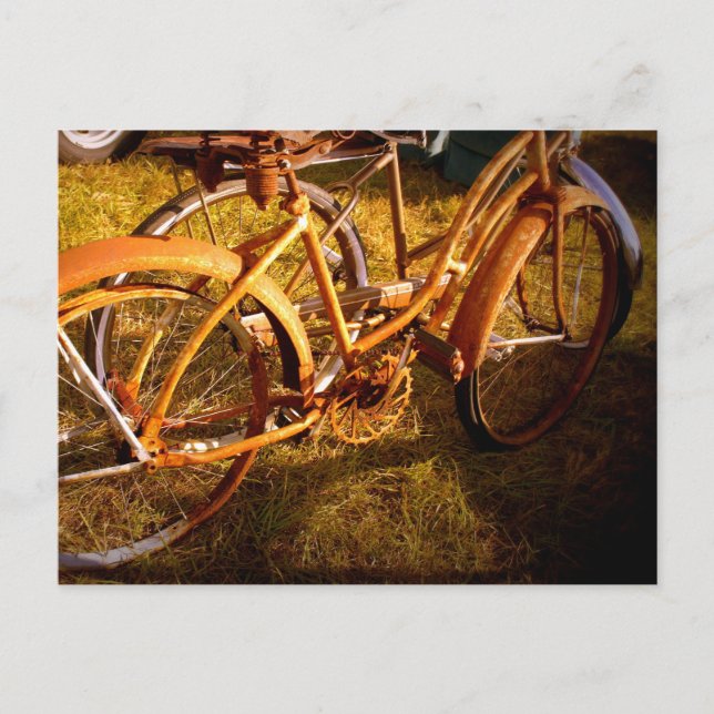 Vintage Bikes Postcard (Front)