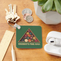 Vintage Billiard Balls Custom Pool Table Themed