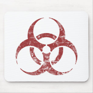 Vintage Biohazard Mouse Mat