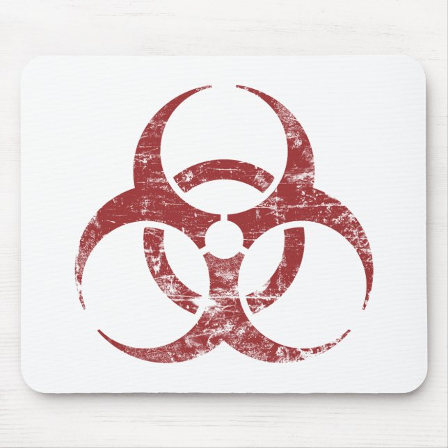 Vintage Biohazard Mouse Mat (Front)