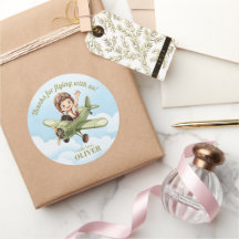 Vintage Biplane Aeroplane Boy Birthday Flying Than