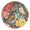 Vintage Bird and Rose Stickers