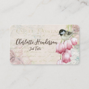 Vintage Bird Business Card