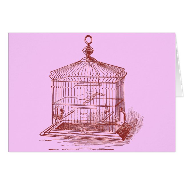 Vintage Bird Cage (Front Horizontal)