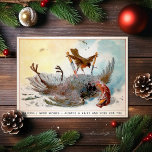 Vintage Bird Eating a Bird Christmas Card<br><div class="desc">Vintage Victorian bird eating a bird Christmas card.  High quality,  custom restored vintage image from the late 1800s.</div>