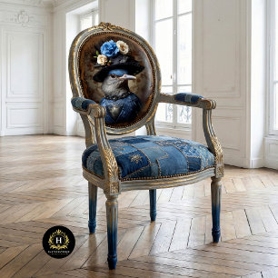 Vintage Bird Floral Hat Dress Decoupage  Tissue Paper