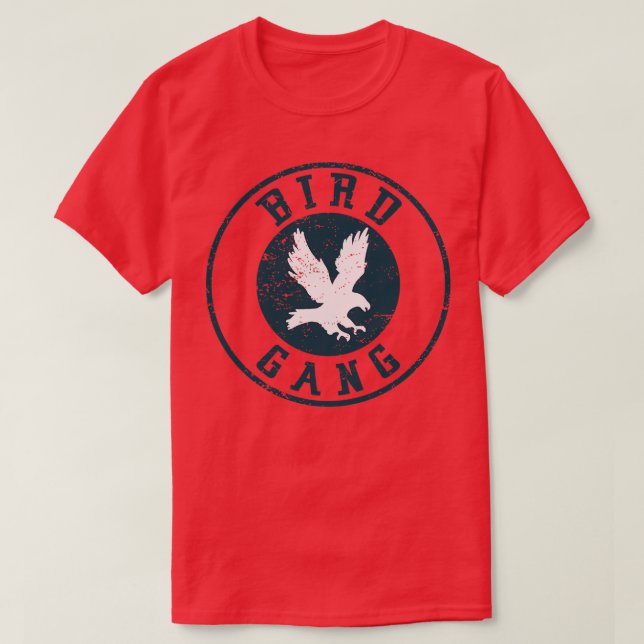 Vintage Bird Gang T-Shirt (Design Front)