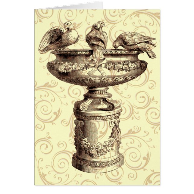 Vintage Birdbath (Front)