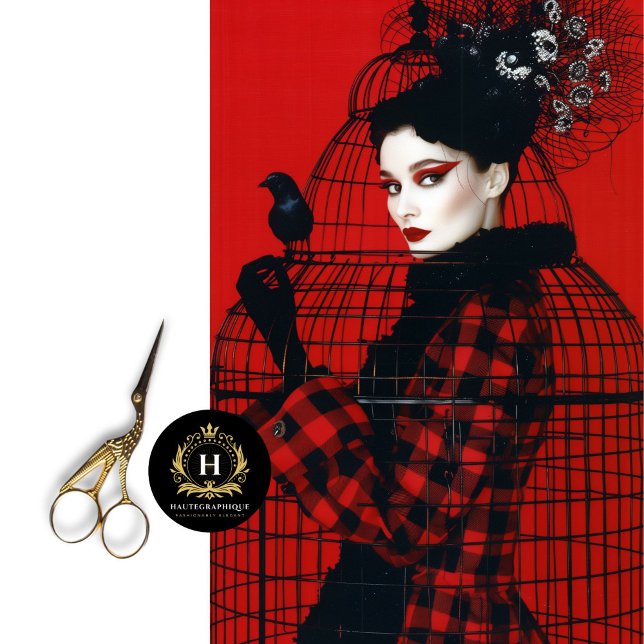 Vintage Birdcage Hat Floral Decoupage Tissue Paper (Creator Uploaded)