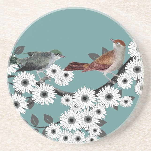 Vintage Birds Coasters (Front)