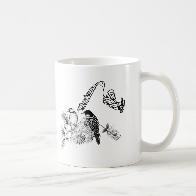 Vintage Birds Coffee Mug (Right)