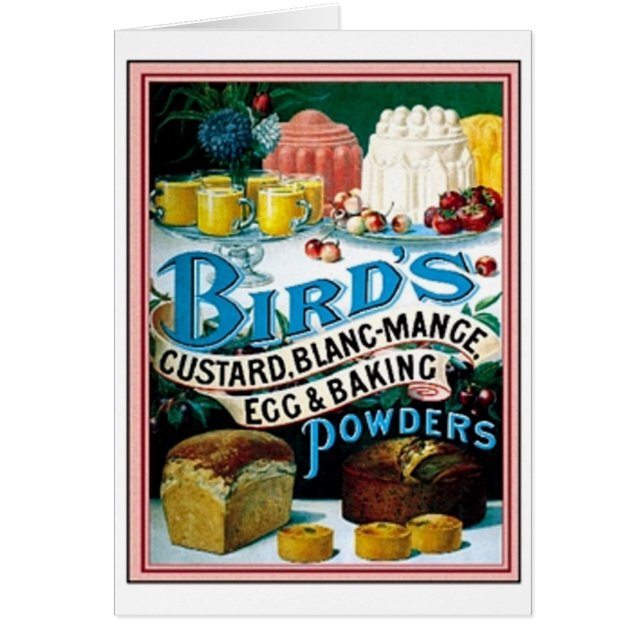 Vintage Birds Custard, Blanc-Mange Egg & Baking Po (Front)
