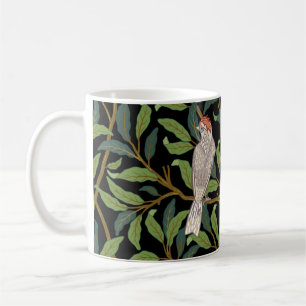 Vintage birds in foliage with birds and fruits sea coffee mug
