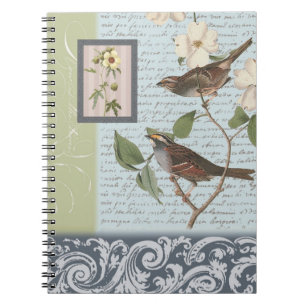 Vintage Birds...notebook Notebook