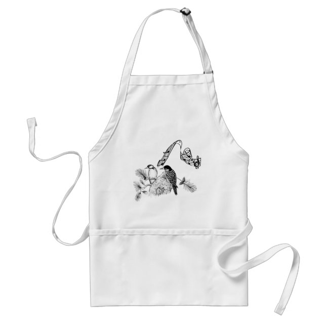 Vintage Birds Standard Apron (Front)