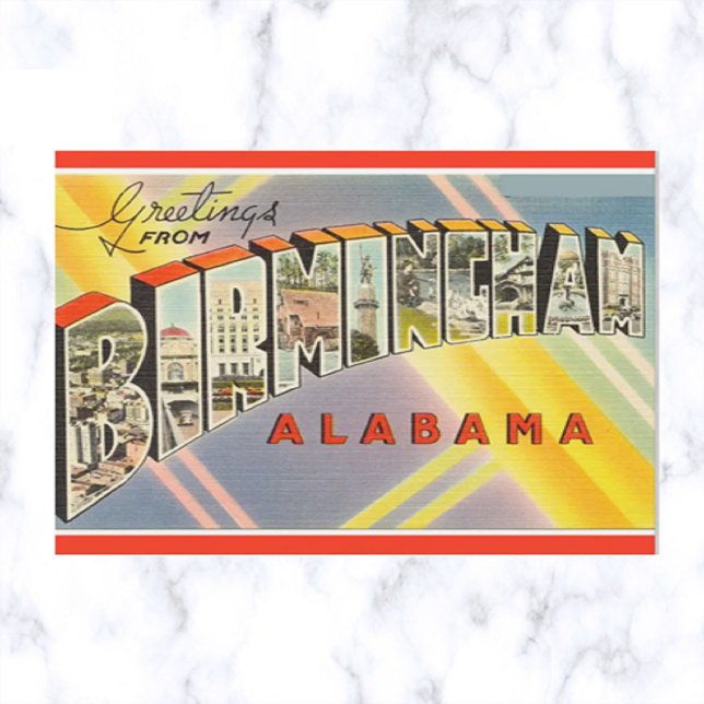 Vintage Birmingham Alabama Postcard (Creator Uploaded)