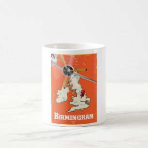 Vintage Birmingham Travel Poster Coffee Mug