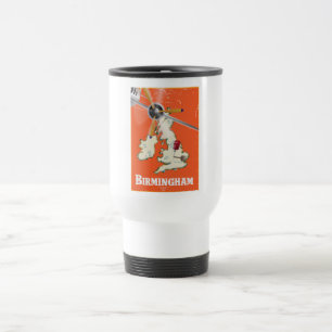 Vintage Birmingham Travel Poster Mug