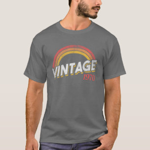 Vintage Birthday 1970 50Th Birthday Gift 50 Year O T-Shirt