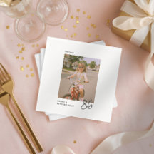 Vintage Birthday Any Age Personalised Photo