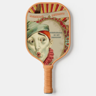 Vintage Birthday Bigtop Clown 4 Pickleball Paddle