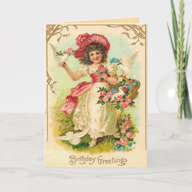 Vintage Birthday Card (Front)