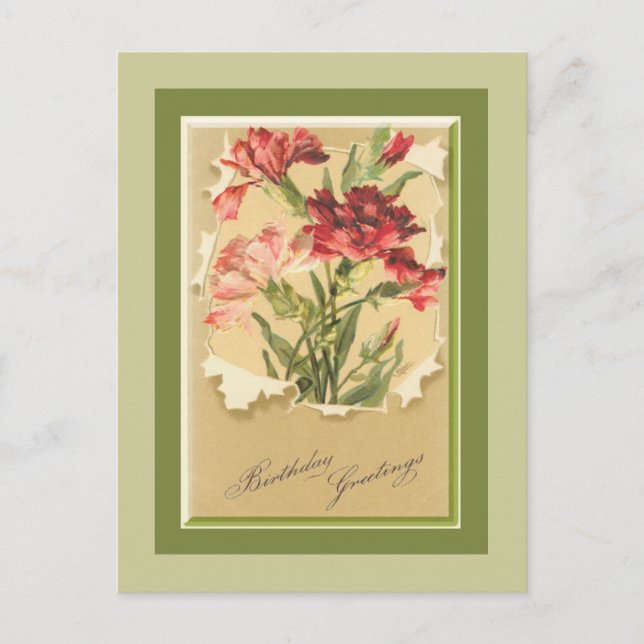 Vintage Birthday Card (Front)