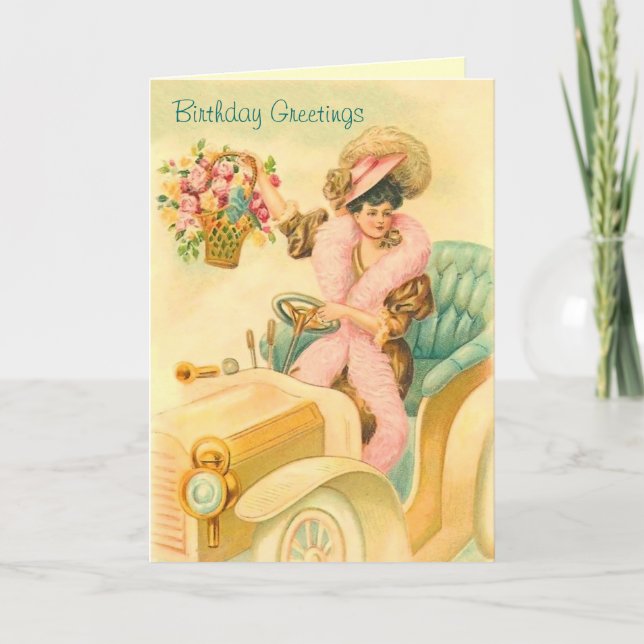 Vintage Birthday Card (Front)