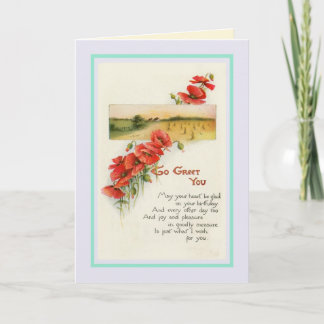 Vintage Birthday Card