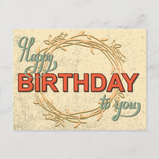Vintage Birthday Card #5