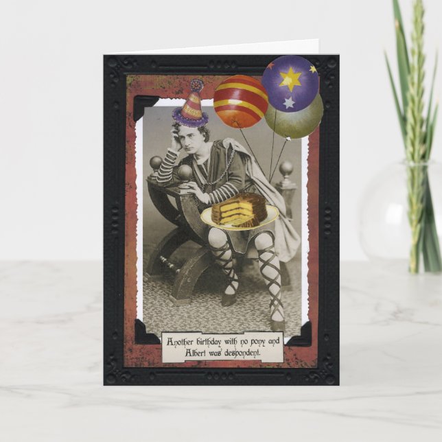 Vintage Birthday Card - Albert (Front)