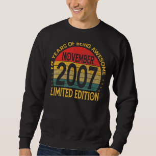 Vintage Birthday Decoration November 2007 Sweatshirt
