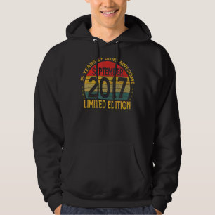 Vintage Birthday Decoration September 2017 Hoodie