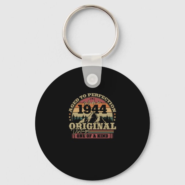 Vintage Birthday Gift 1944 Key Ring (Front)